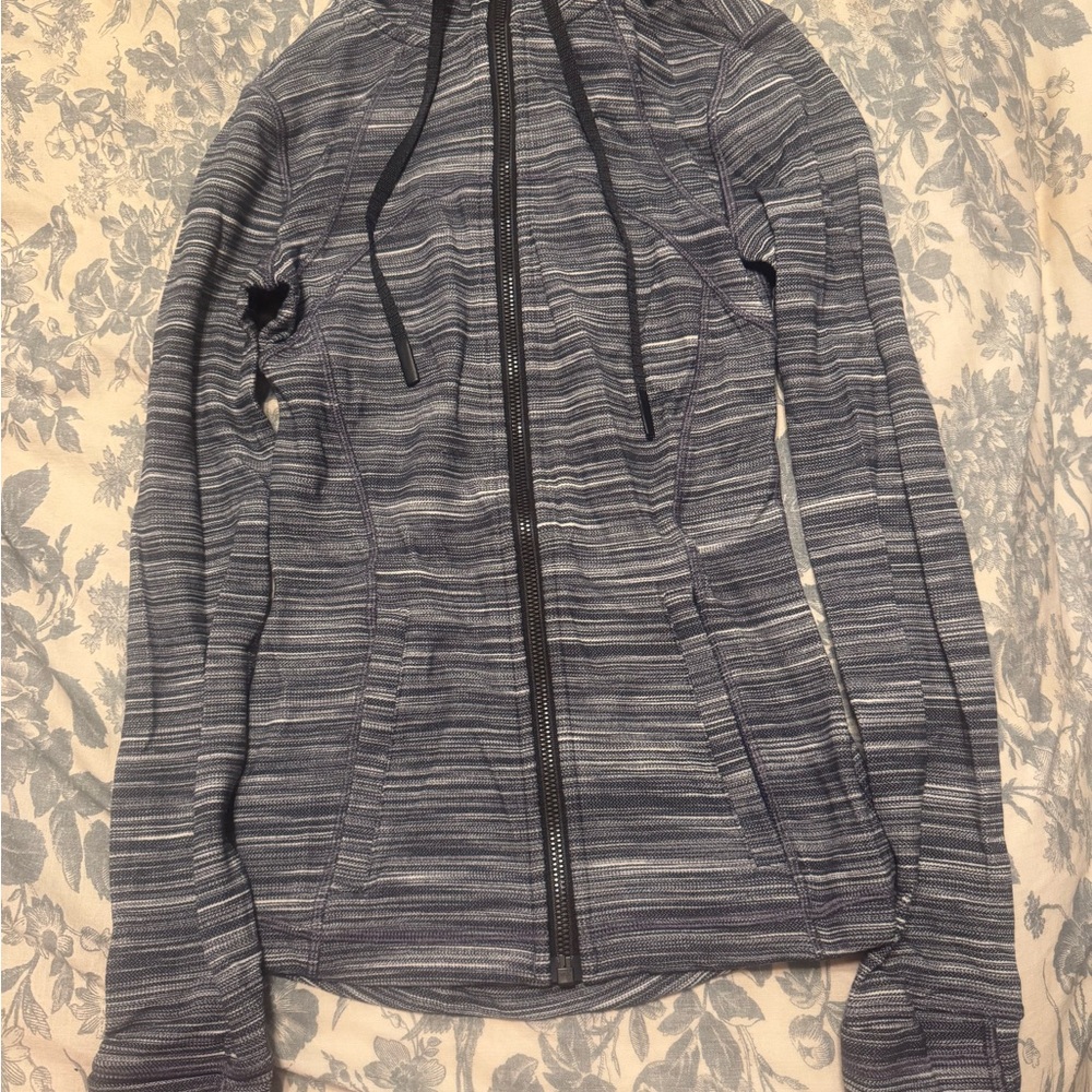 Women's Gray Zip-Up Jacket